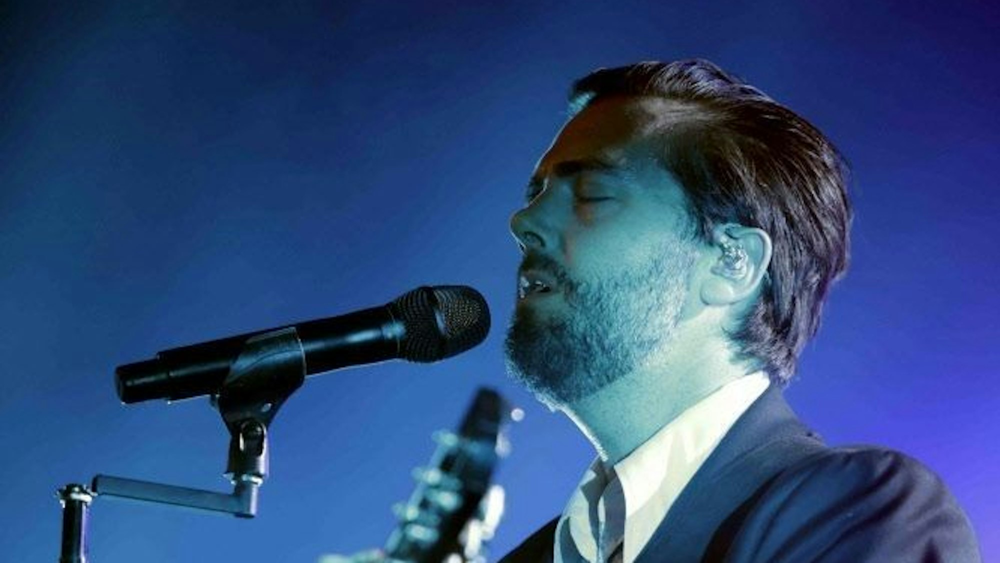 Lord Huron (Amerikanische Indie-Rockband aus Los Angeles) 'Long Lost'-Tour Lord Huron besteht aus: Ben Schneider (Sänger), Brett Farkas (Gitarre), Tom Renaud (Gitarre), Miguel Briseno, (Bass) Sänger Ben Schneider beim Konzert in KölnMark Barry (Schlagzeug) am 01. Juli 2024 in der Live Music Hall, Lichtstraße 30, 50825 Köln