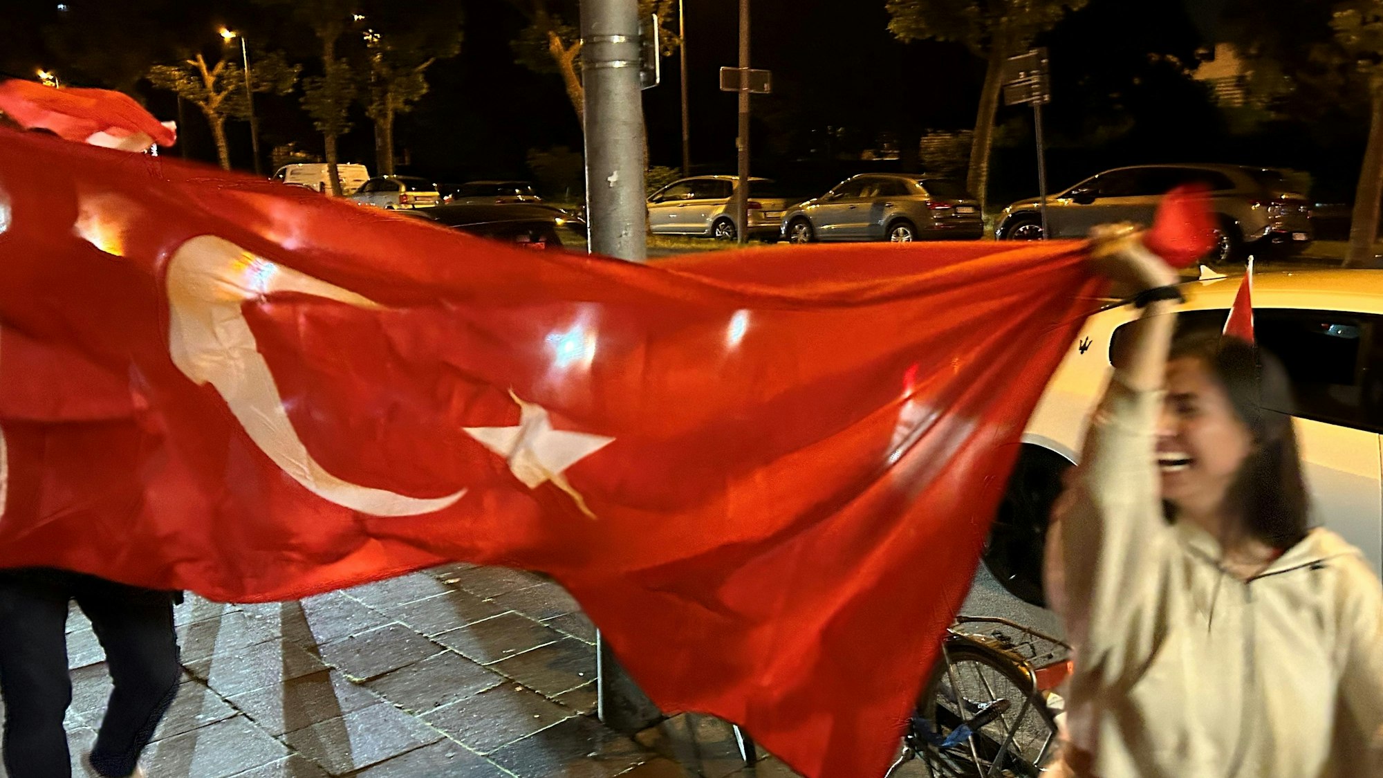 Siegesjubel Türkei