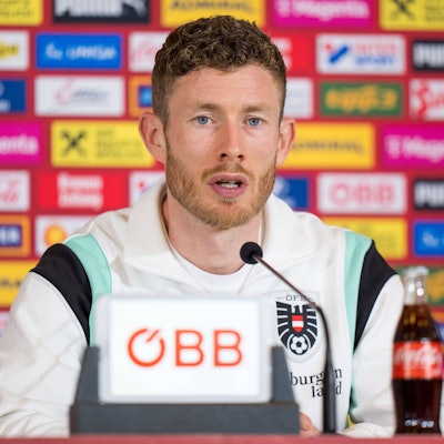 Oesterreichischer Fussball-Bund, Pressekonferenz mit Florian Kainz vom 1. FC Köln