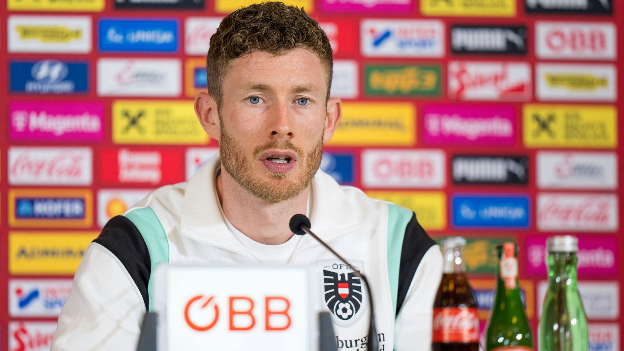 Oesterreichischer Fussball-Bund, Pressekonferenz mit Florian Kainz vom 1. FC Köln