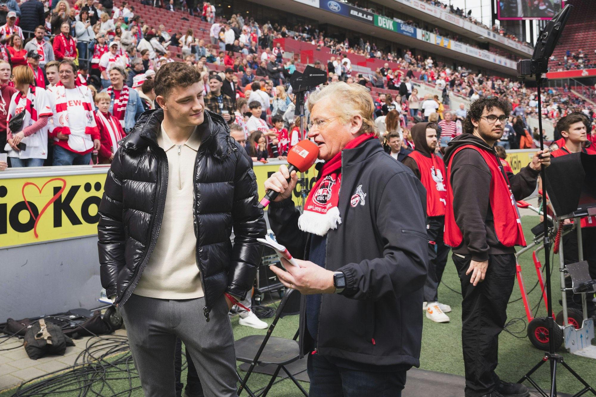 Stadionsprecher Michael Trippel