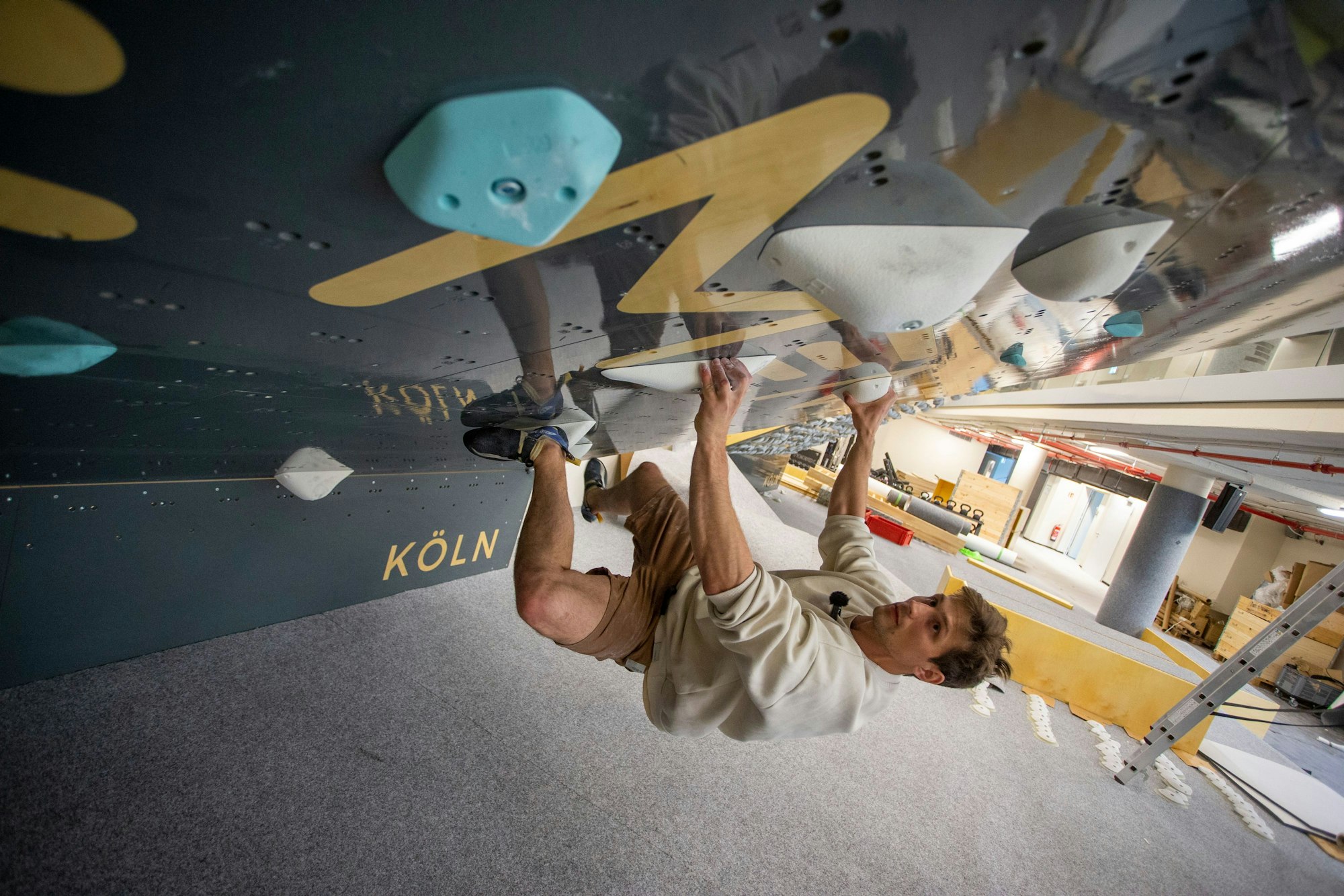 Blick in die Boulderhalle Schildergasse