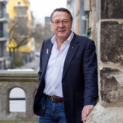 Hans Mörtter auf der Severinstorburg.