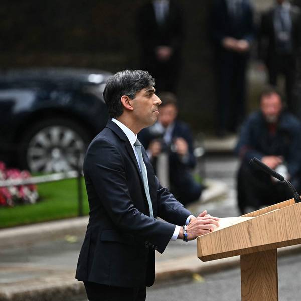 Rishi Sunak spricht nach der Wahl