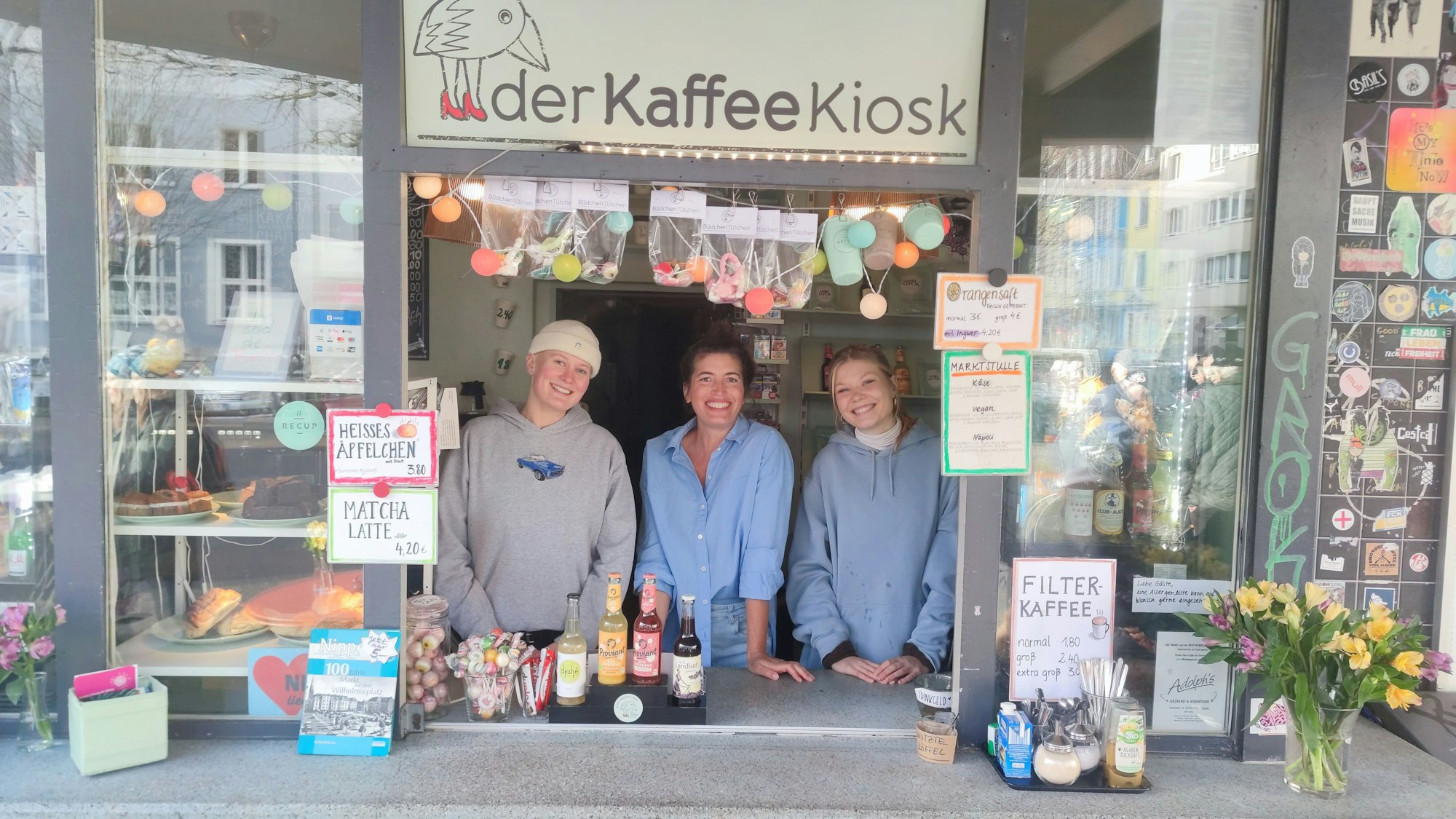 Das Team des Kaffee-Kiosk Nippes.