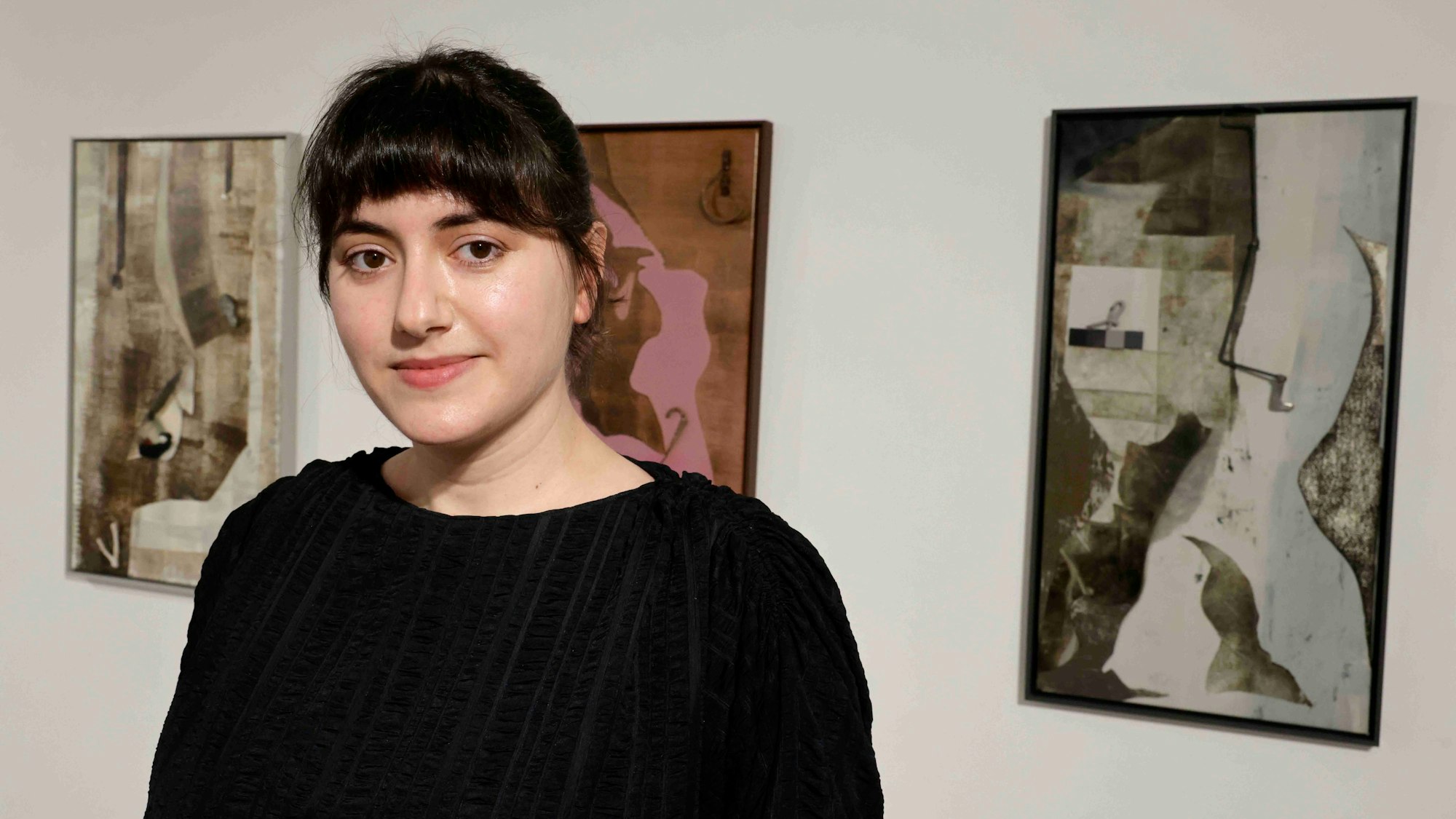 Filiz Özçelik stellt in der Artothek aus.