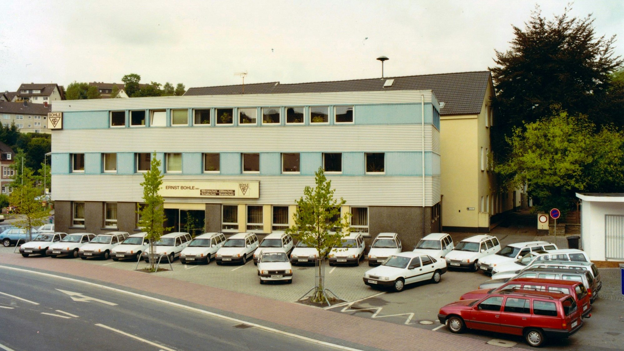 Außenansicht Firma Bohle im Jahr 1989.