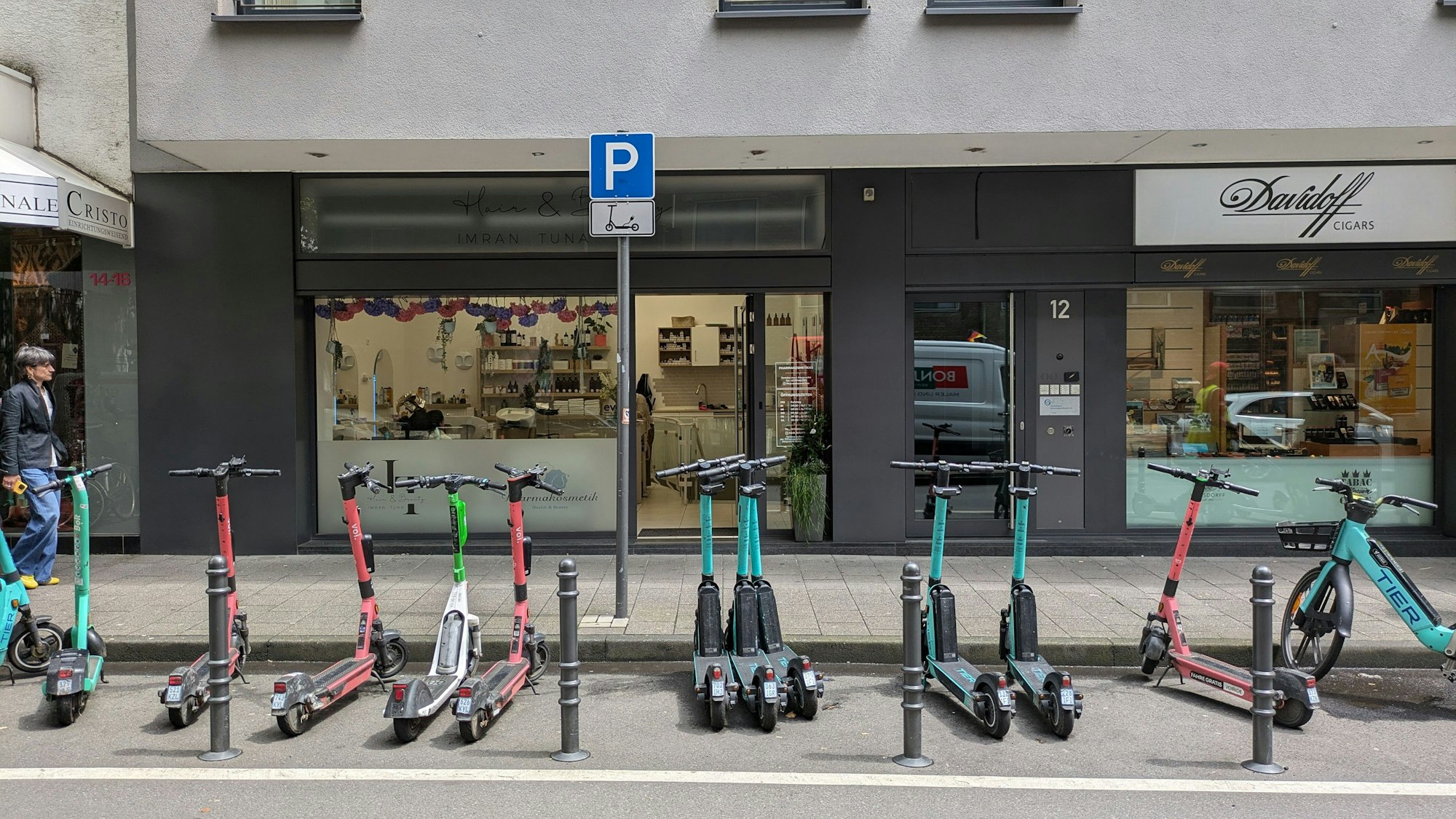 So soll es sein: Eine der Parkzonen in der Kölner Innenstadt.