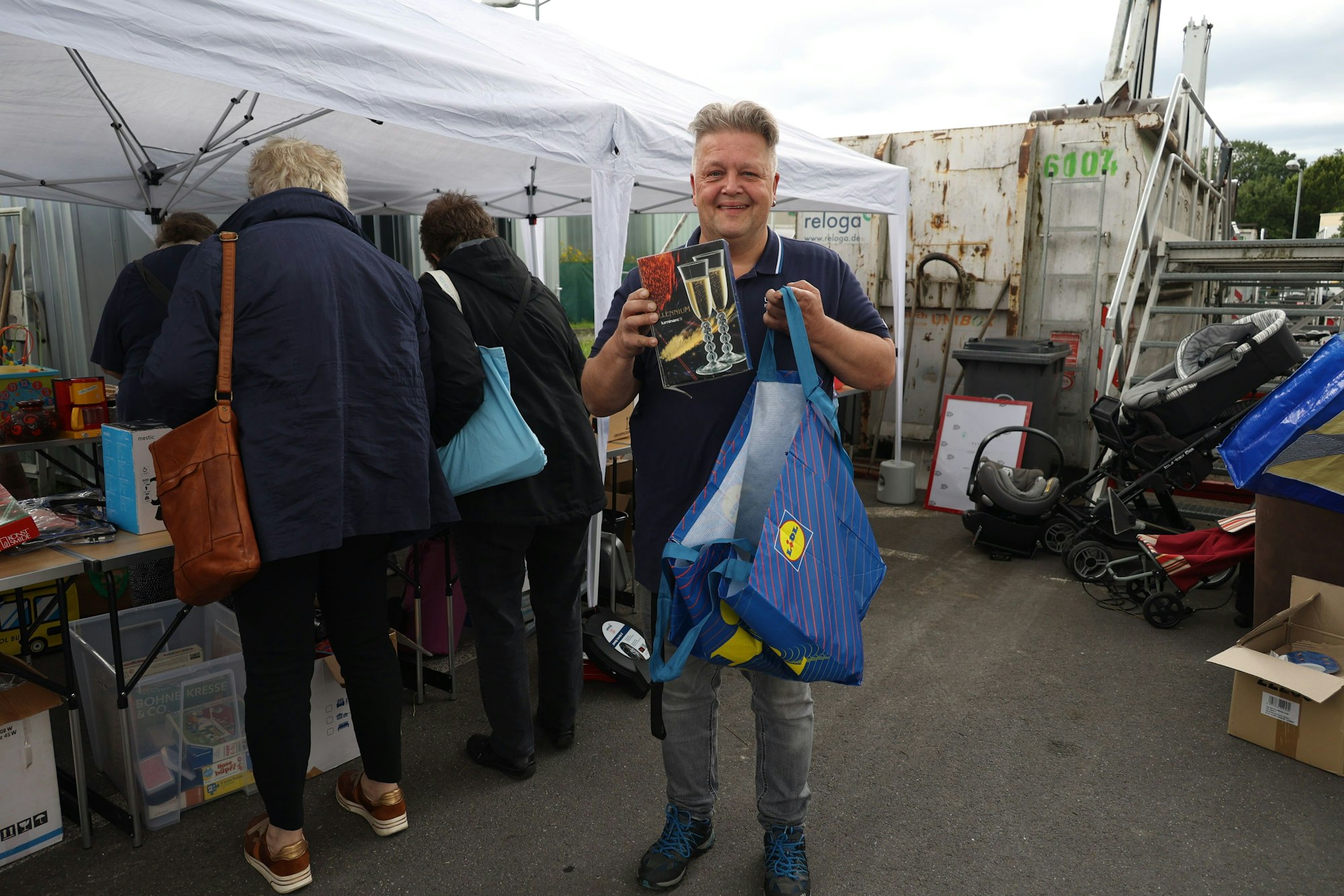 Auf dem Wertstoffhof in Leichlingen Foto: Jessy Schmidt