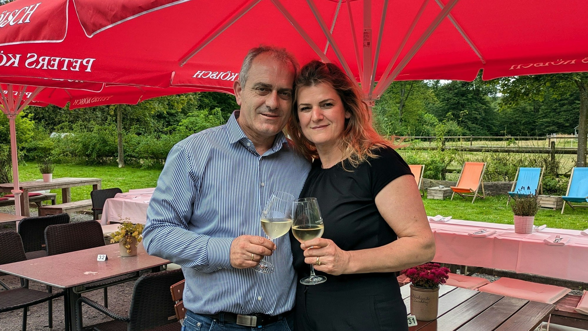 Waldschänke ‚Im Zuschlag‘. Das neue Betreiber-Paar Burhan und Vjollca Mehmeti.