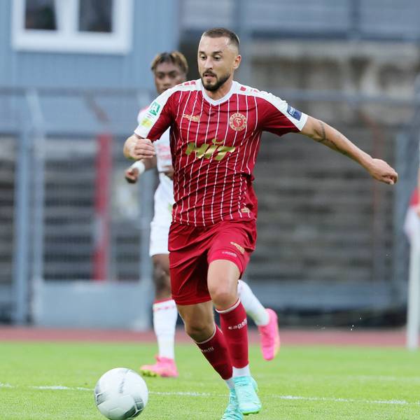 SC Fortuna Köln vs. 1. FC Köln U21, 4.Liga,
Stipe Batarilo (Fortuna), 01.08.2023, Bild: Herbert Bucco