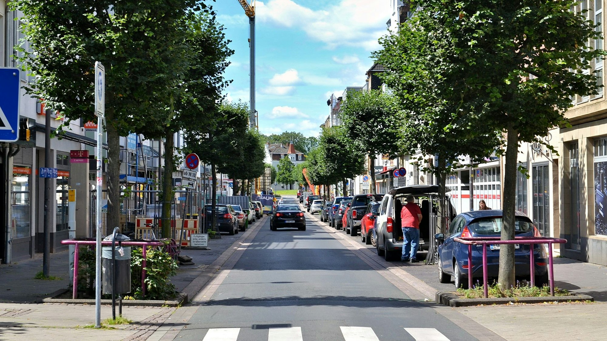 Das Bild zeigt die Wilhelmstraße.