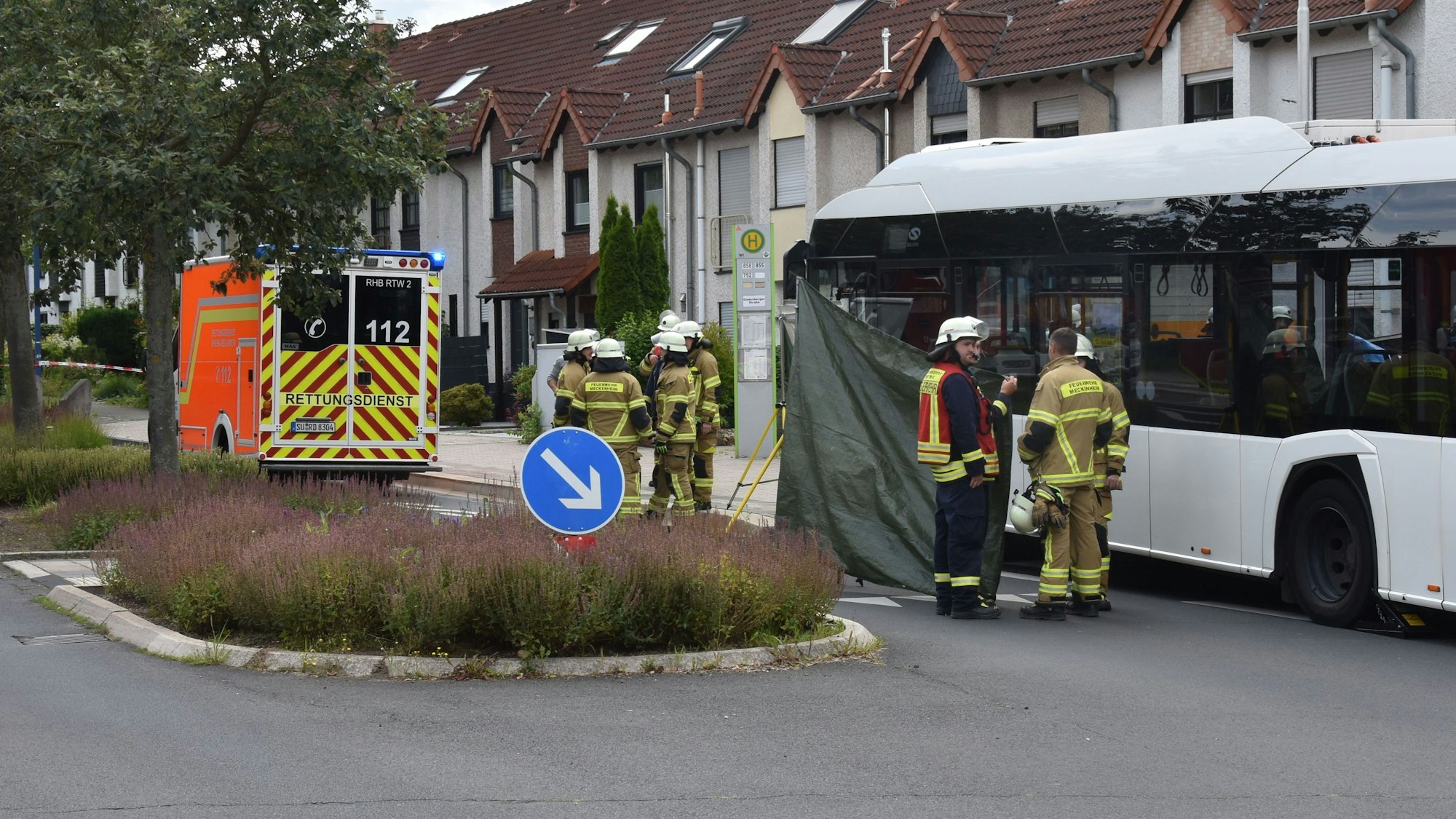 Die Bergung erfolgte durch die Feuerwehr.