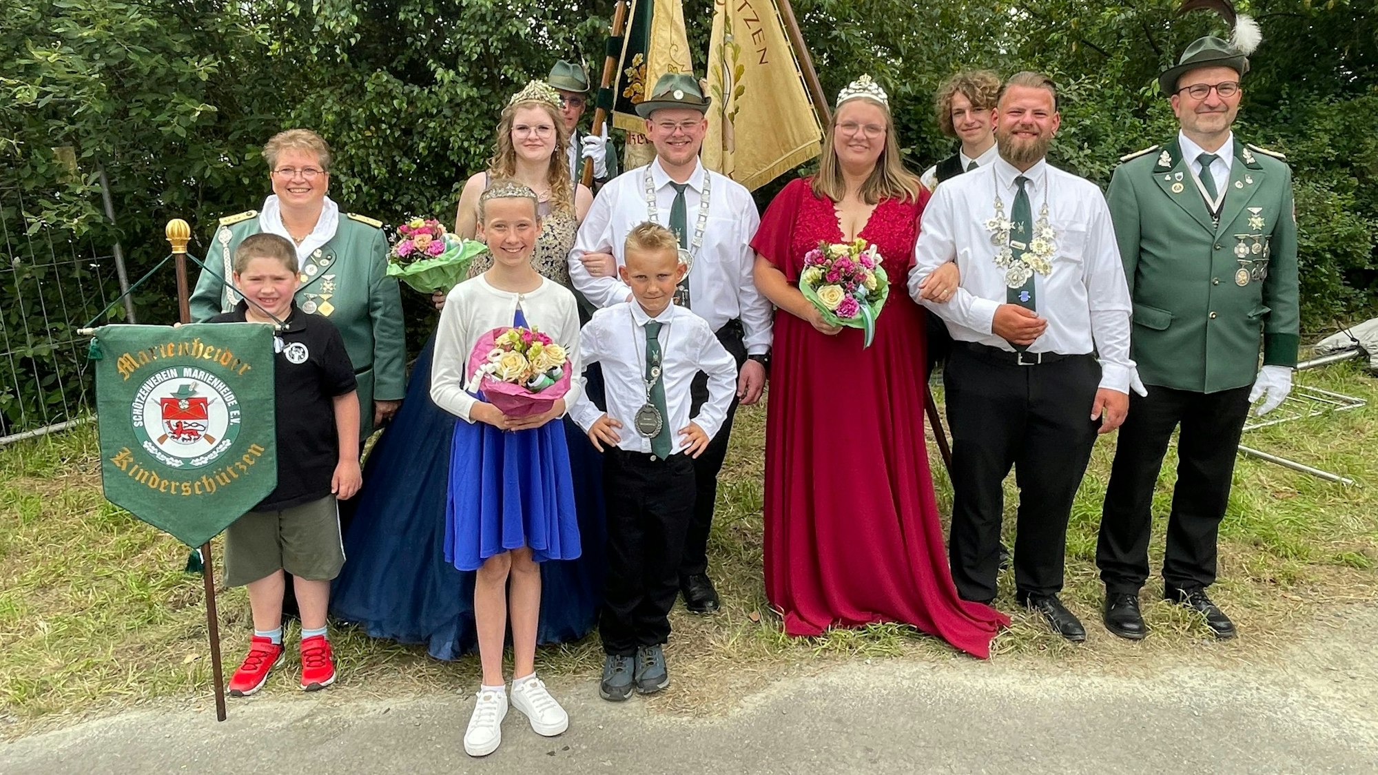 Die neuen Würdenträger in Marienheide.