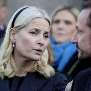 Kronprinzessin Mette-Marit mit ihrem Ehemann Kronprinz Haakon.