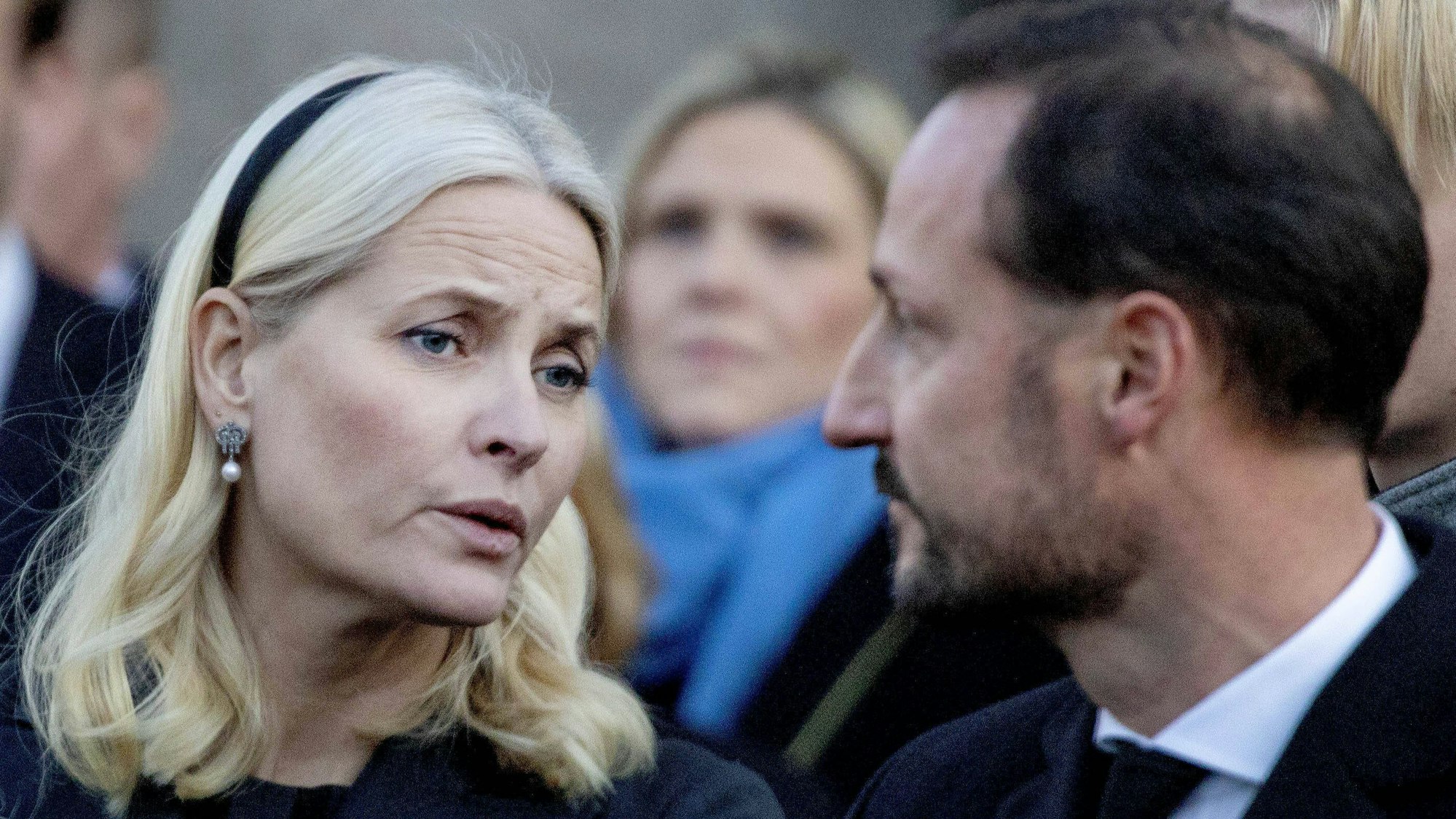 Kronprinzessin Mette-Marit mit ihrem Ehemann Kronprinz Haakon.