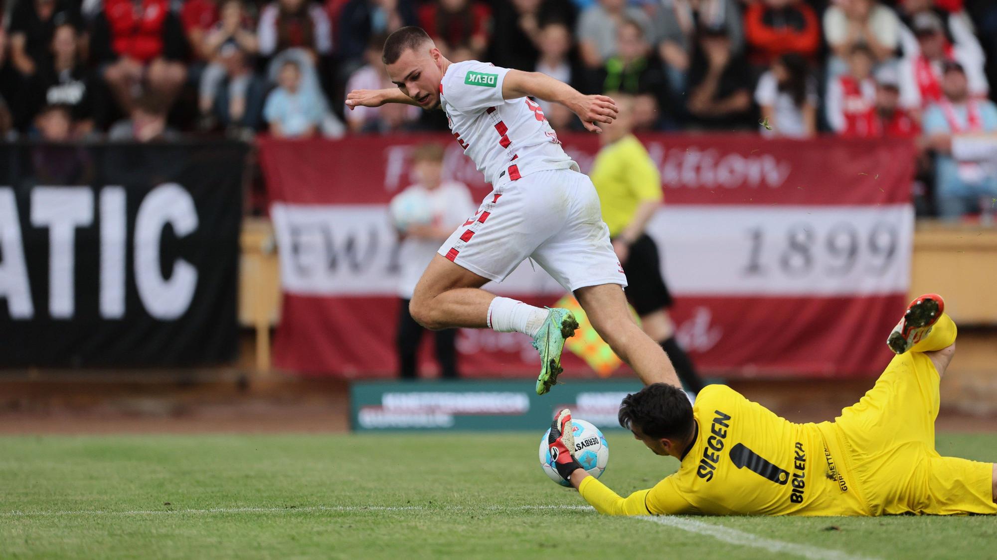 Auffällig in der Vorbereitung: FC-Stürmer Tim Lemperle traf beim Testspiel gegen Siegen doppelt.