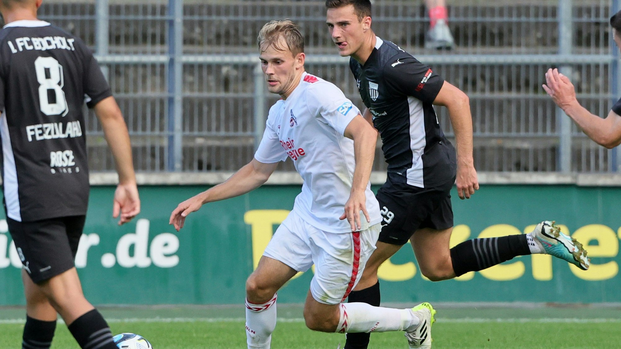 1. FC Köln Amateure (U21) vs. 1. FC Bocholt, Regionalliga West, Georg Strauch (1. FC Köln), 12.08.2023, Bild: Herbert Bucco