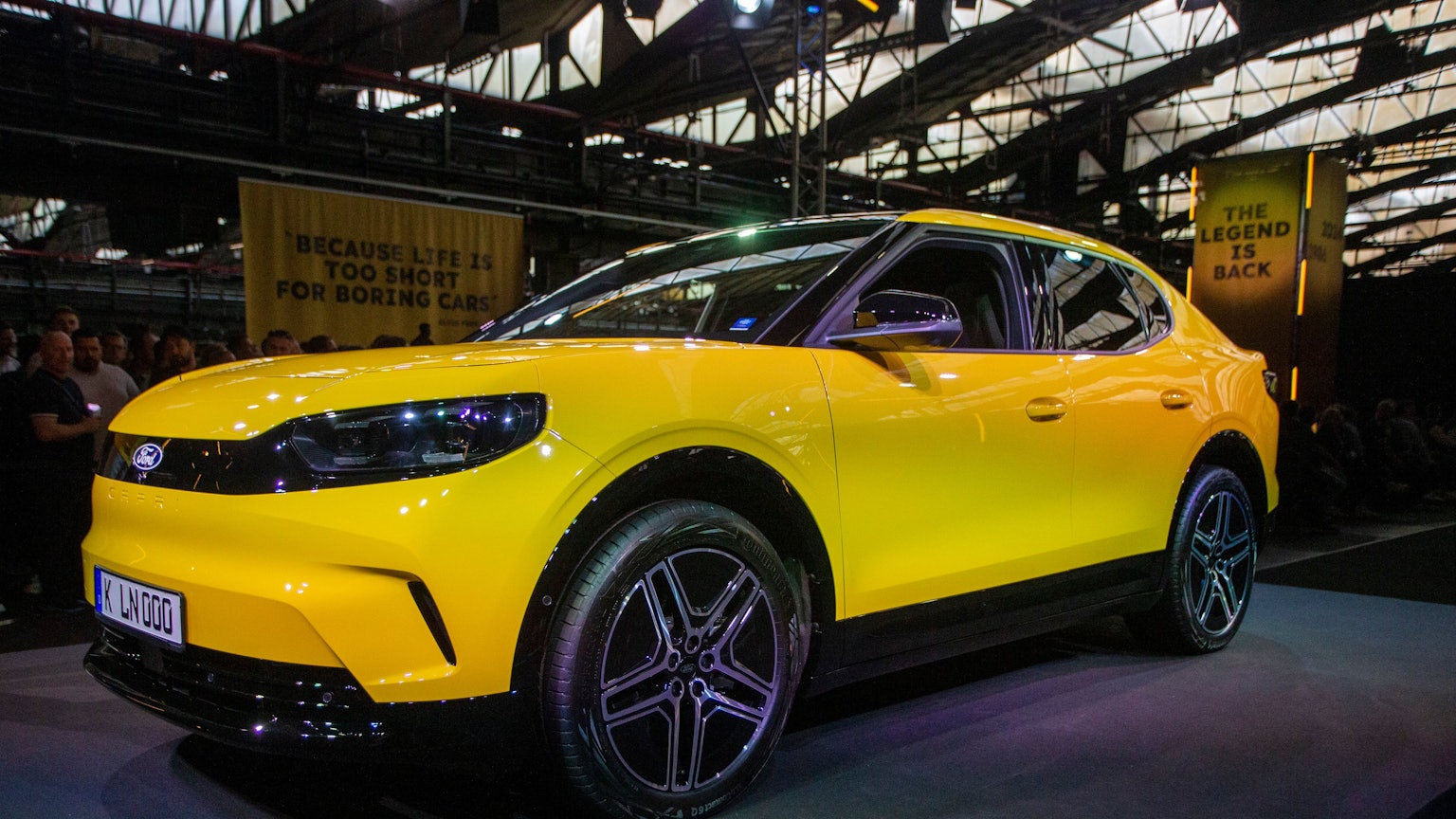 Am Mittwoch wurde das neue Ford Capri E-Auto in Köln präsentiert.