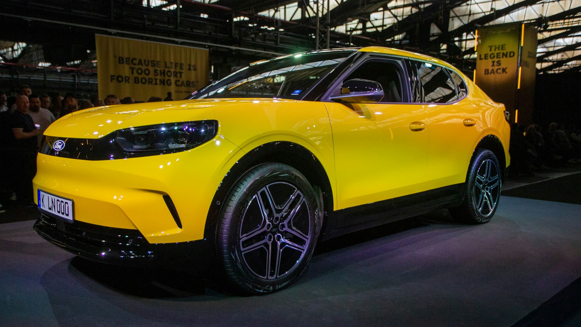 Am Mittwoch wurde das neue Ford Capri E-Auto in Köln präsentiert.