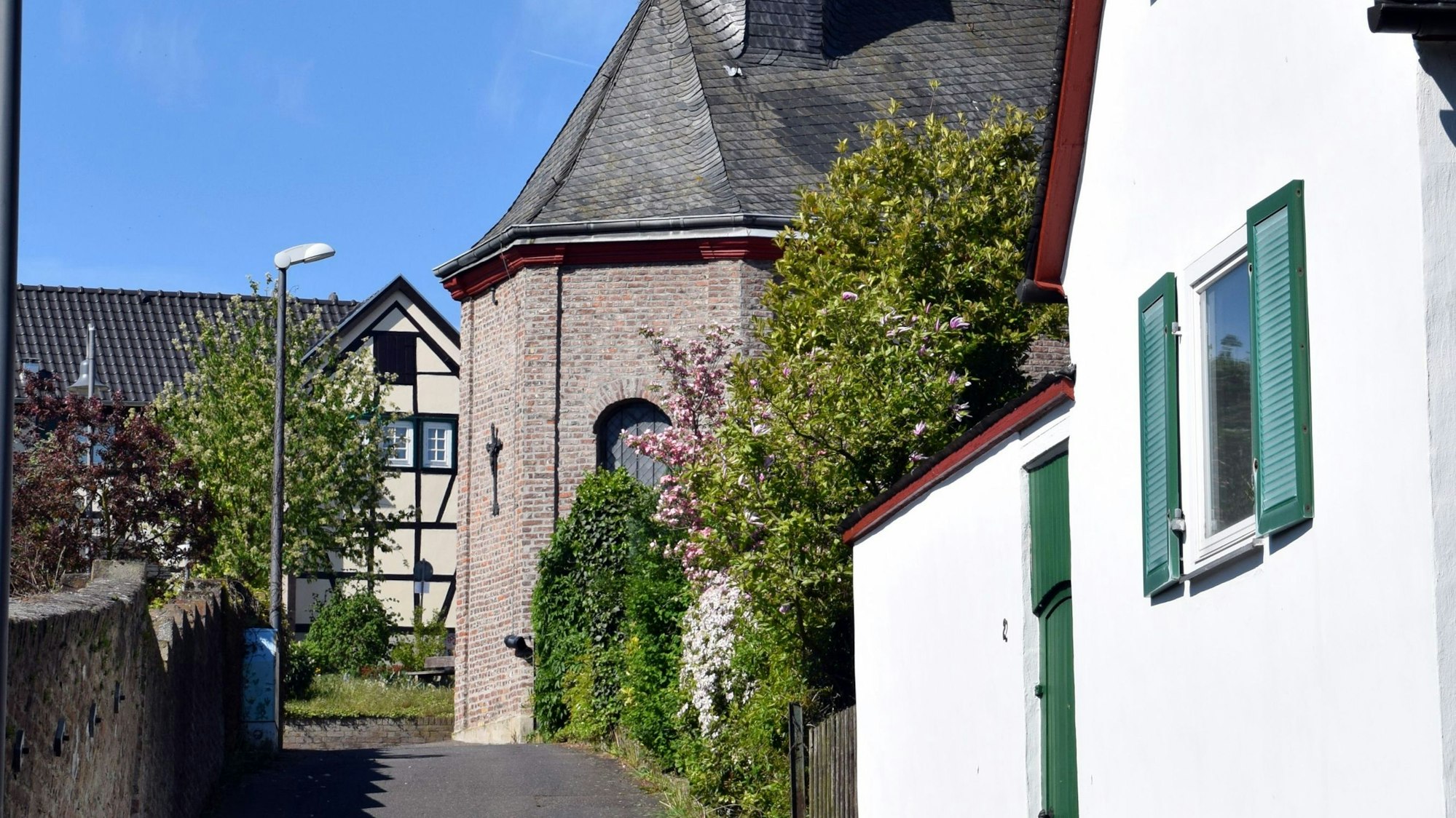 Blick auf die Kapelle St. Mariä Vermählung.