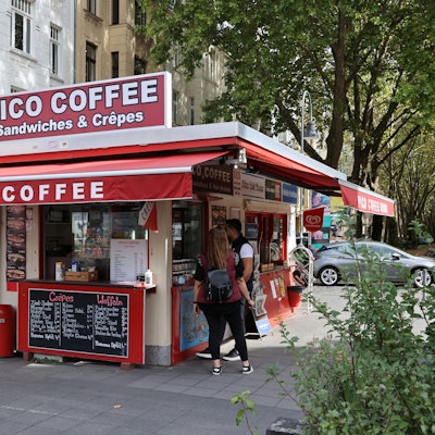 Kiosk Pico Coffee im Agnesviertel.