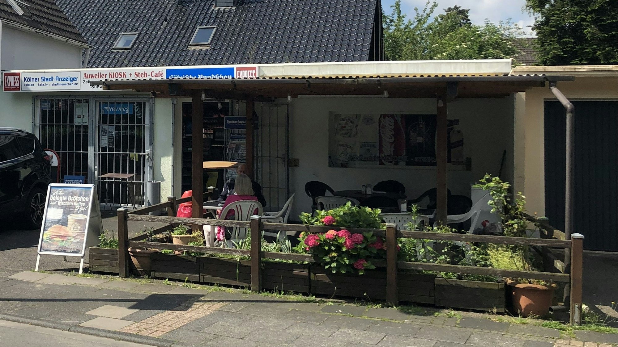 Außenaufnahme vom Auweiler Büdchen