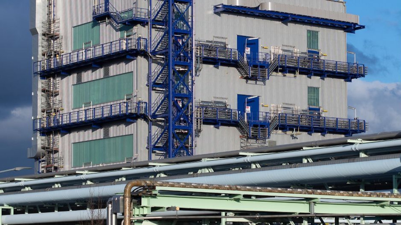 Die Produktionsanlage von BASF im Chemiepark Knapsack.