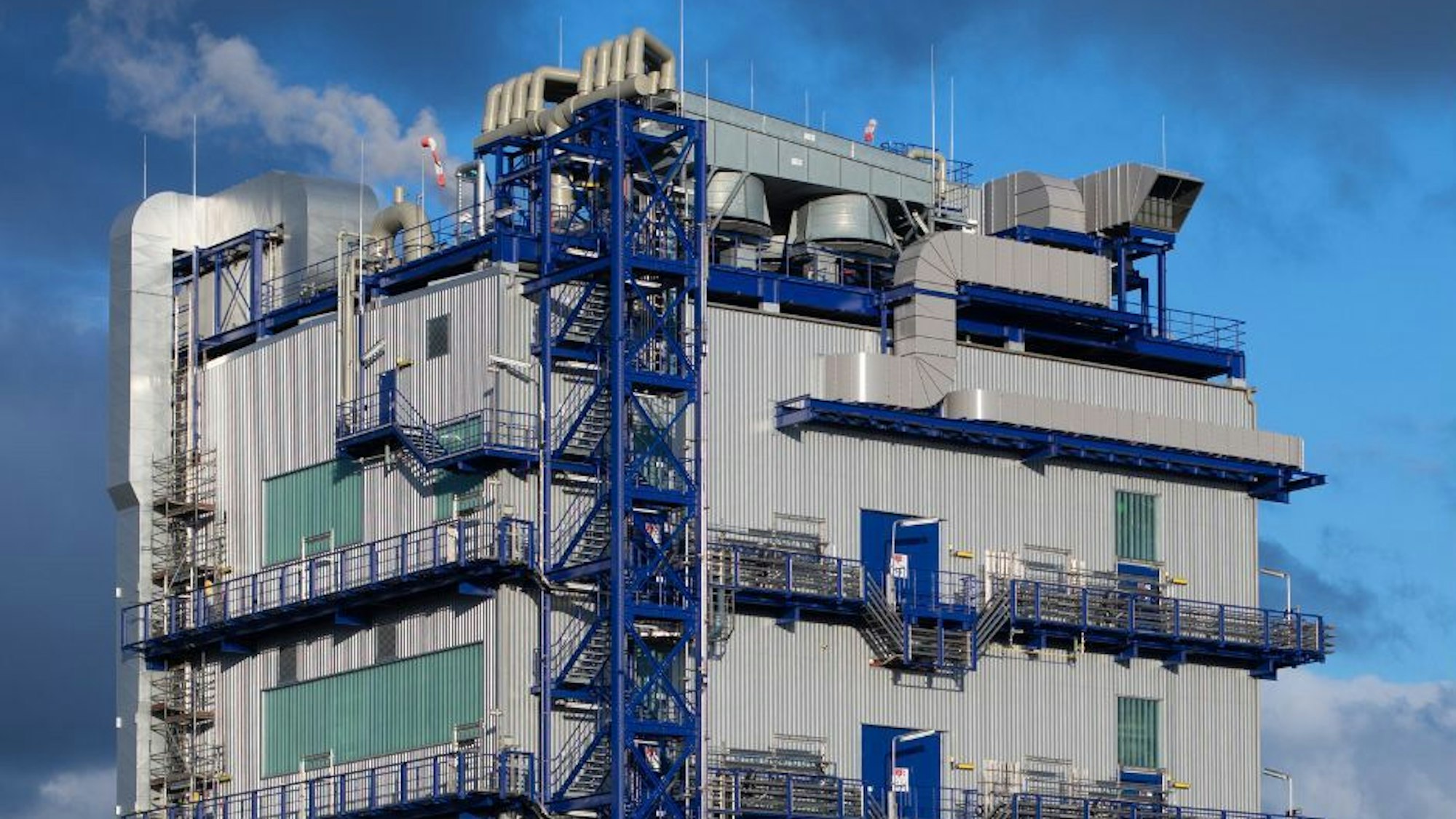 Die Produktionsanlage von BASF im Chemiepark Knapsack.