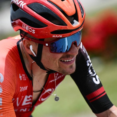 Nahaufnahme von Tom Pidcock.