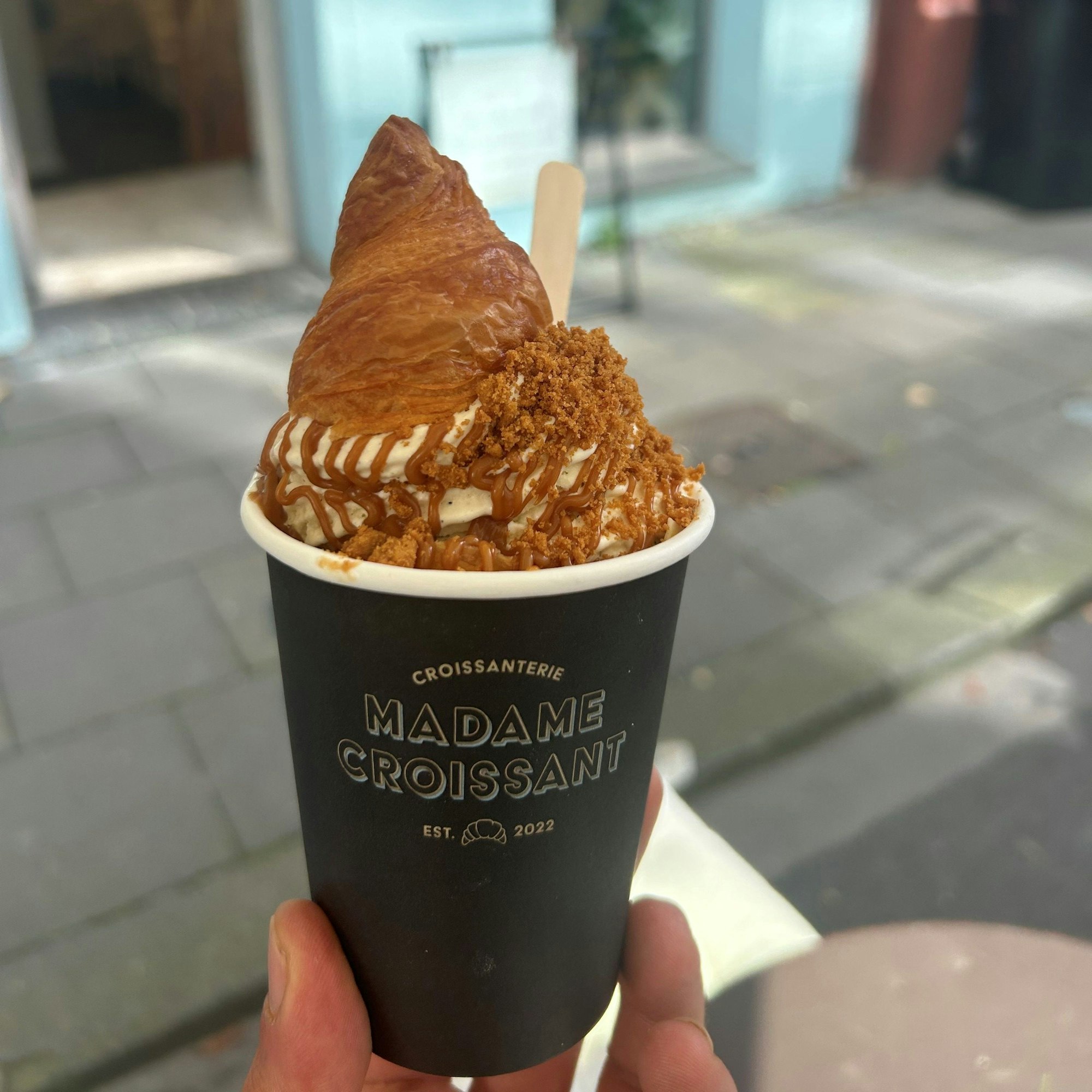 Das Croissant-Eis von Madame Croissant.