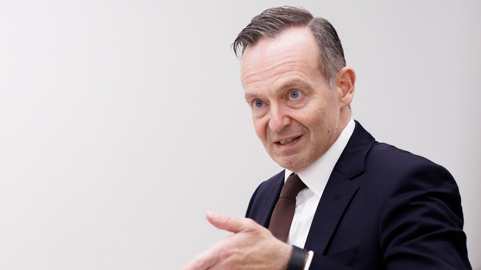 Verkehrsminister Volker Wissing (FDP) im DPA-Newsroom Archivbild)