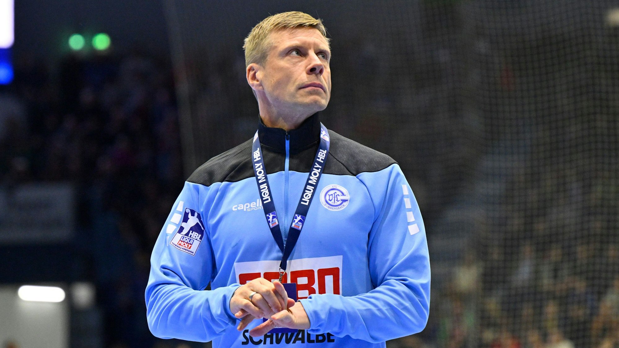 Handball-Trainer Gudjon Valur Sigurdsson im Porträt.
