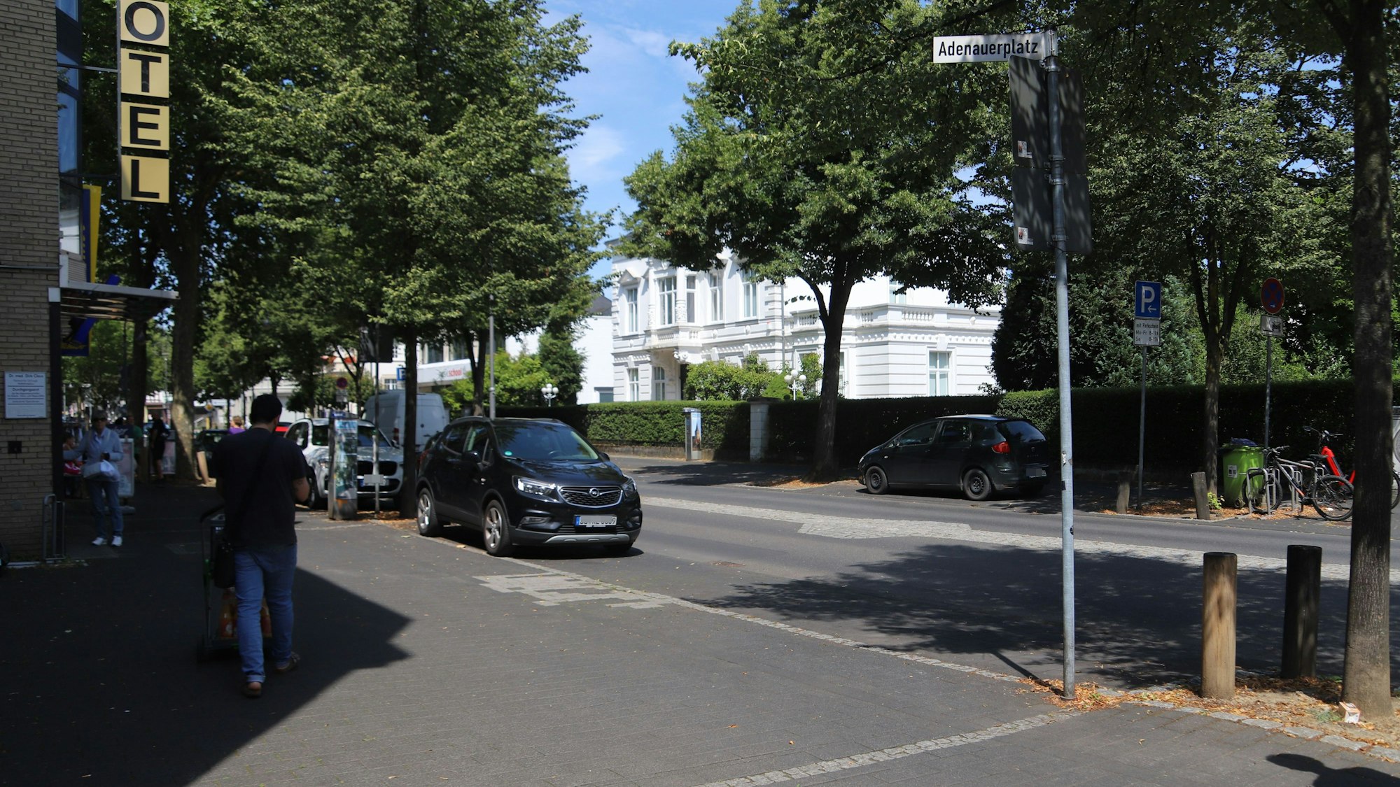 Viele Parkbuchten in der Innenstadt sind tagsüber unbesetzt.