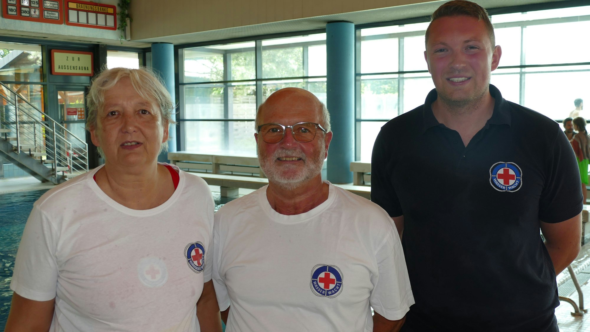 Das Team der Ausbilder und Helfer.