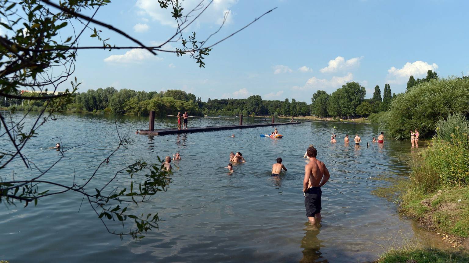 Der Fühlinger See in Köln.