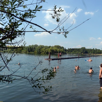 Der Fühlinger See in Köln.