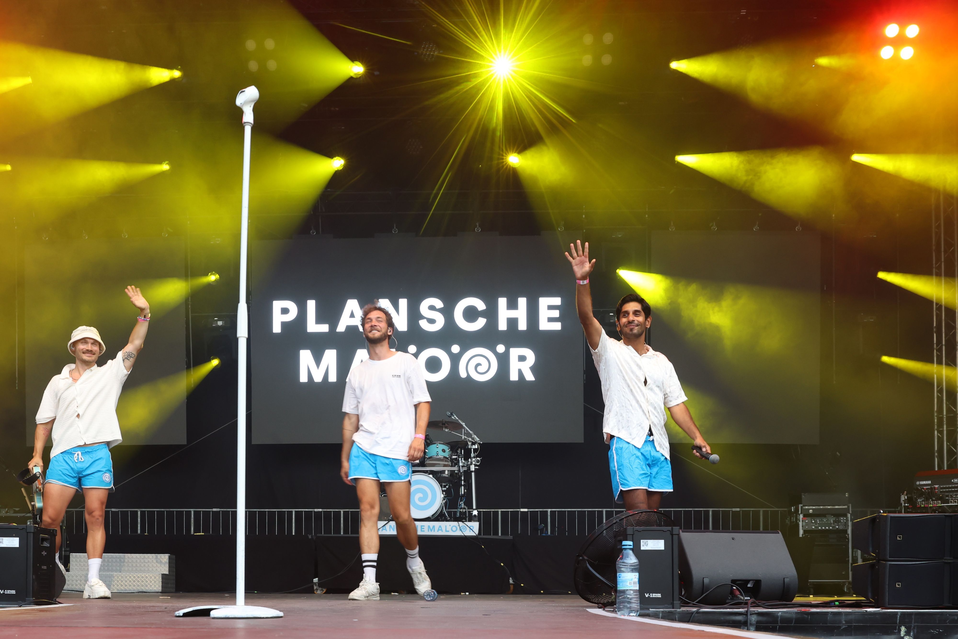 Die Kölner Band Planschemalöör spielt ihr erstes eigenes Open-Air-Konzert.
