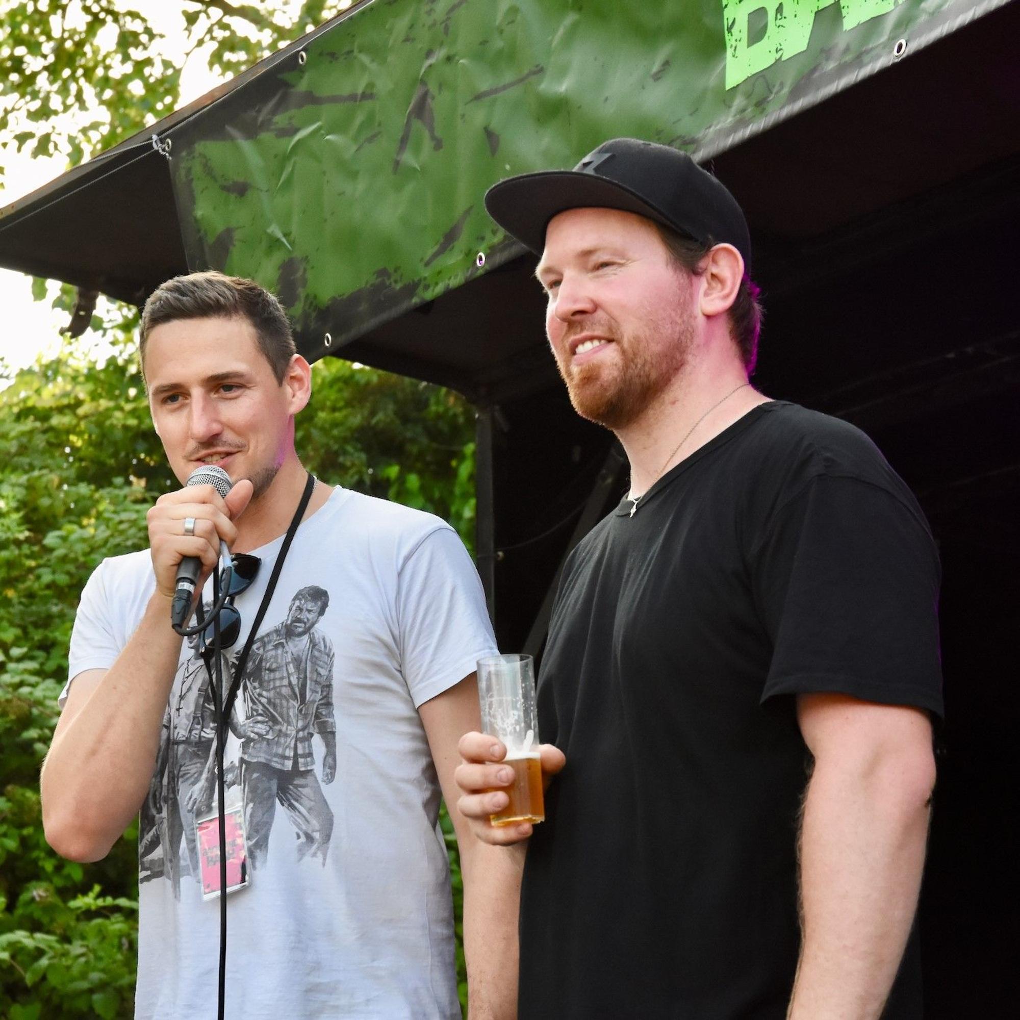 Die Gründer des Backyard-Festivals: Michael Heyden und Robin Hover (v.l.)