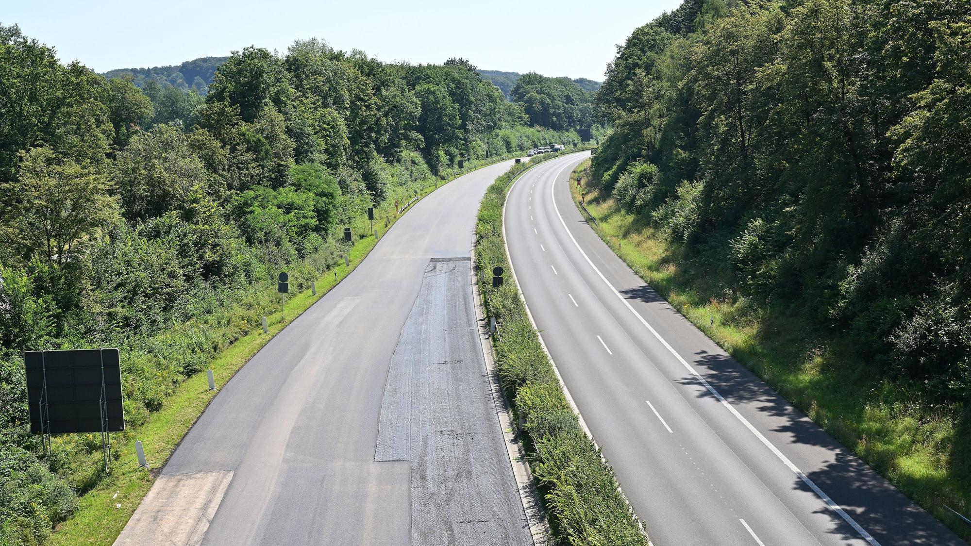 Untereschbach. Wochenendsperrung der Autobahn A4