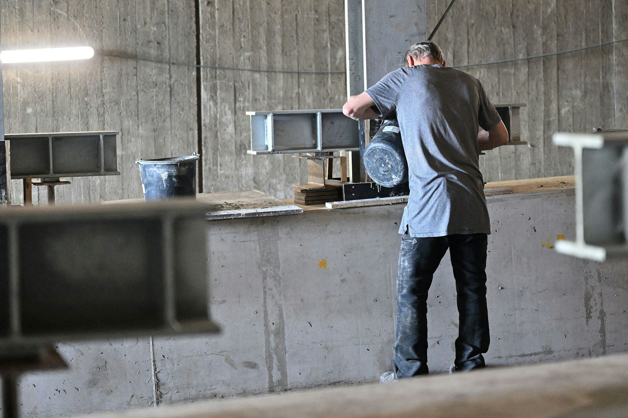 Das Foto zeigt die Zubereitung des Pargels