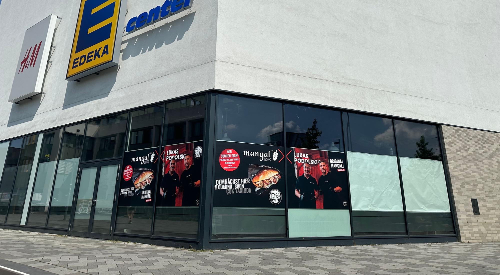 Der Mangal-Döner von Podolski im Huma wird Anfang Oktober eröffnet.