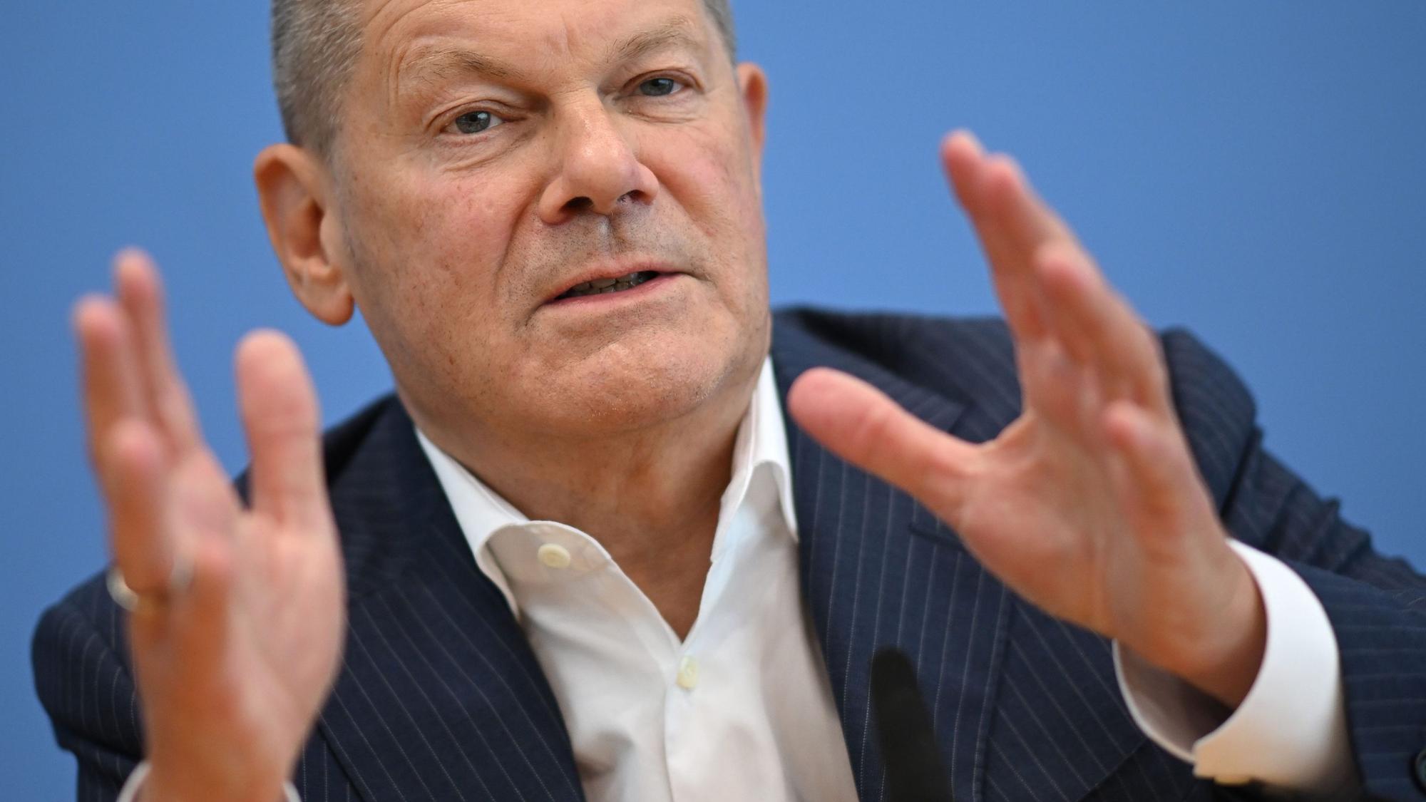 24.07.2024, Berlin: Bundeskanzler Olaf Scholz (SPD)