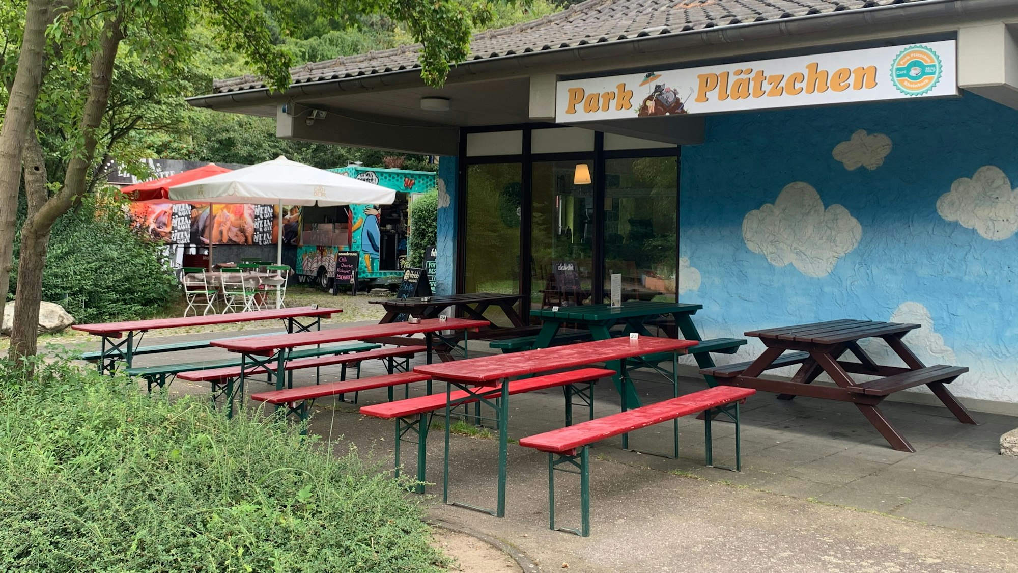 Das "Park Plätzchen" ist der Mittelpunkt im Rheinbacher Freizeitpark.
