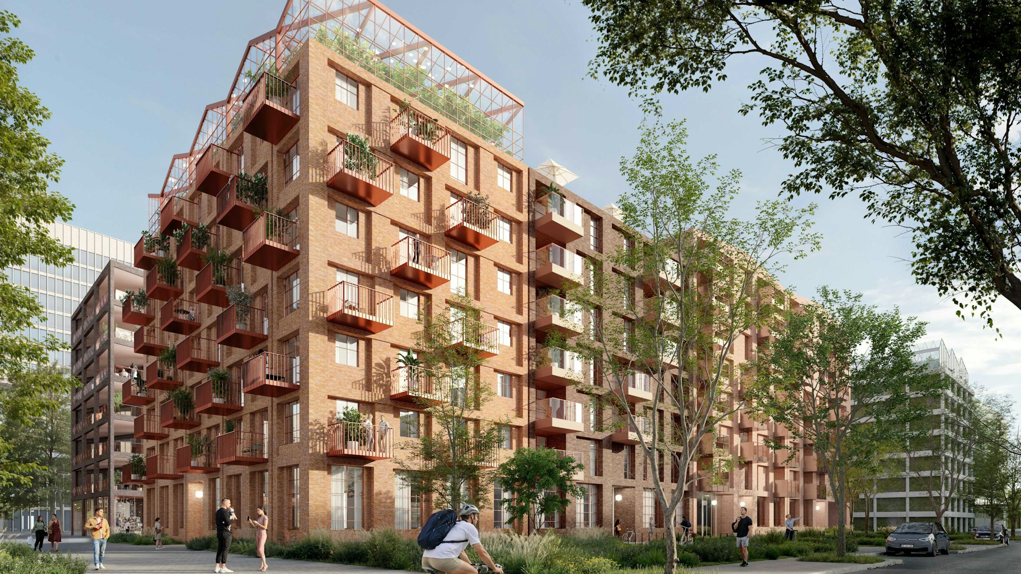 Ein Entwurf, wie die Wohngebäude am Poller Kirchweg aussehen sollen