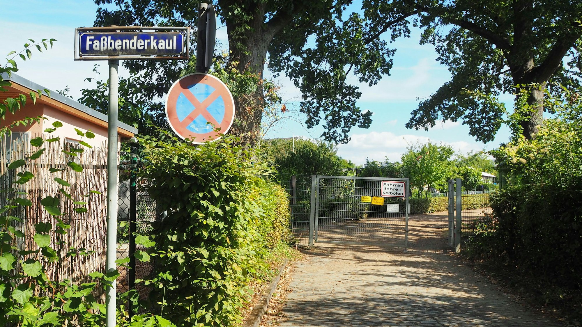 Gärten in der Kleingartenanlage Faßbenderkaul in Raderthal