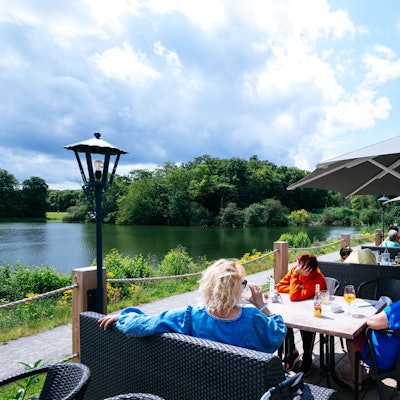 600 Plätze gibt es im Biergarten des Haus am See in Köln