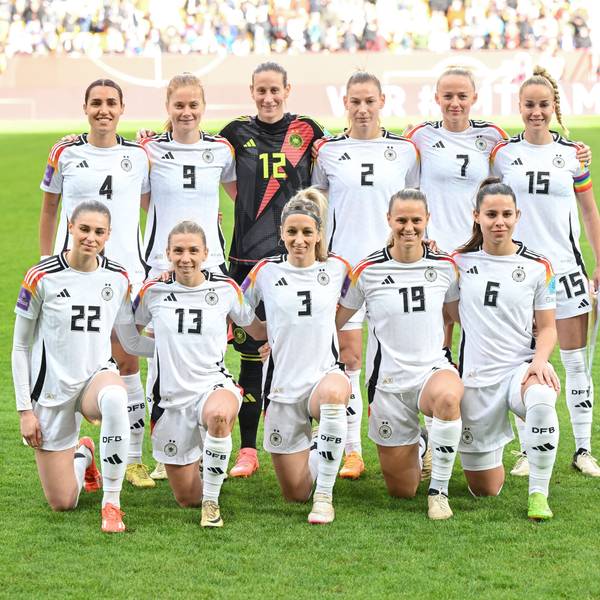 Gruppenbild der deutschen Frauenmannschaft.