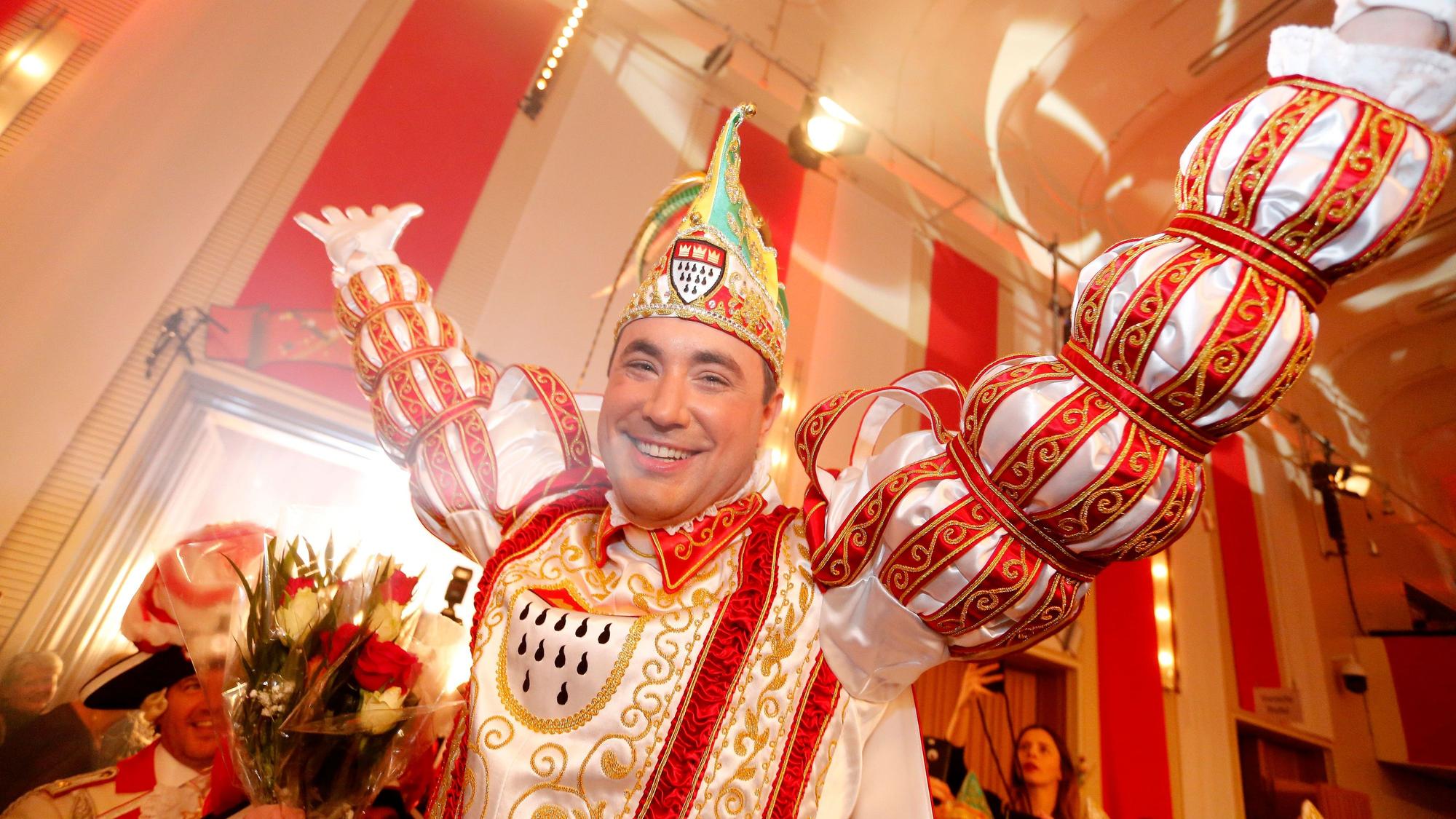Prinz Marc bei der Prinzenproklamation 2019.