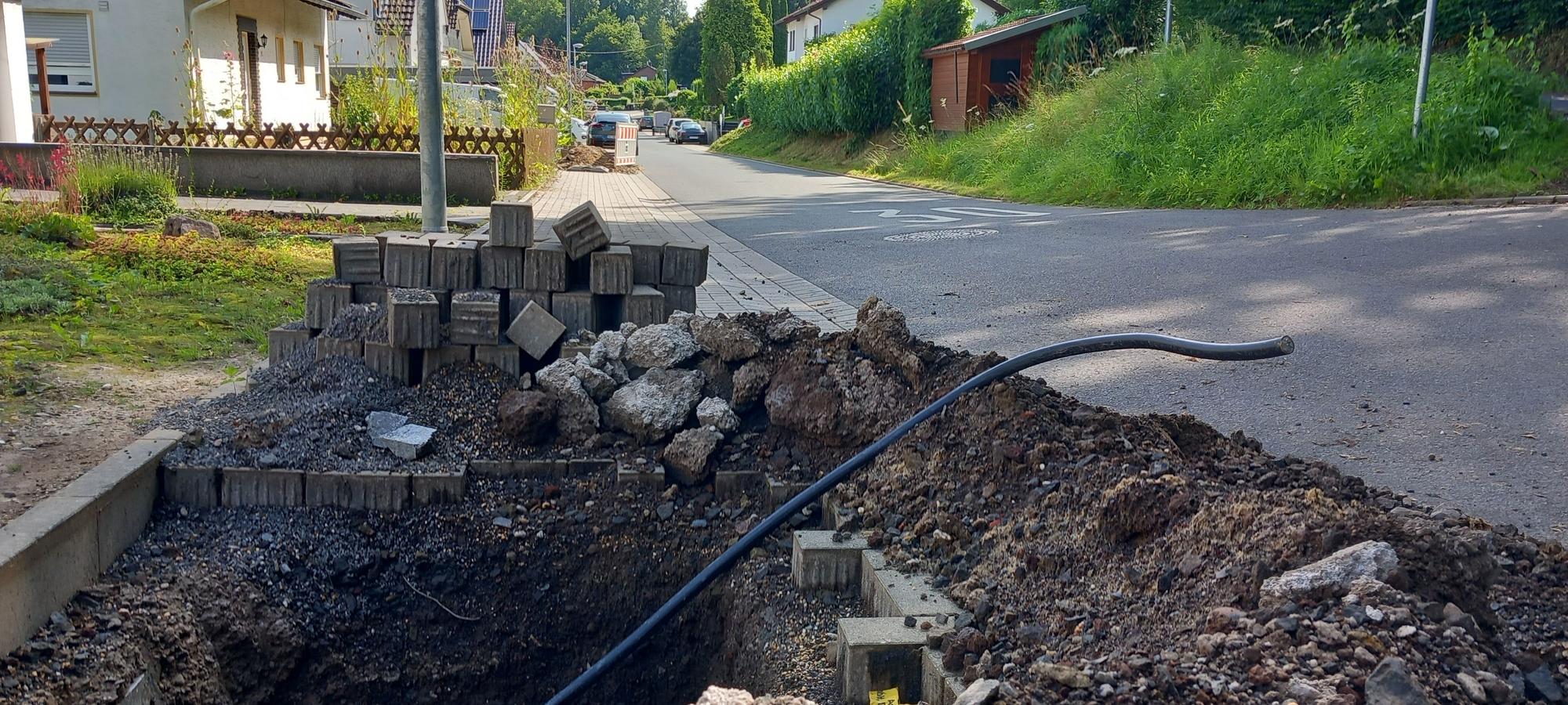 Probleme beim Glasfaserausbau in Wachtberg-Pech.